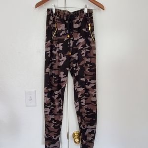 High waisted camp pants